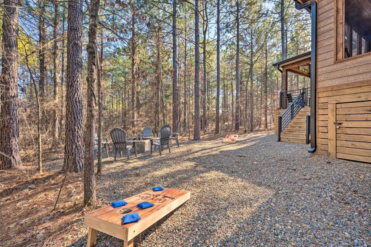 Broken Bow Lazy Dog Lodge With Hot Tub, Pool Table Exterior photo